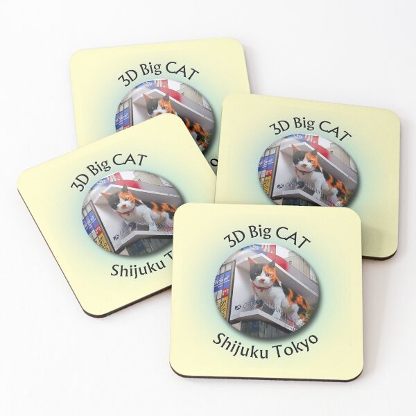 Item preview, " Shinjuku's Feline Marvel: A Meow-sterpiece! " designed and sold by Wabi-SabiStudio.