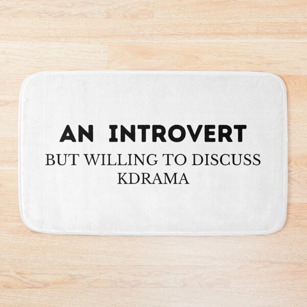 Item preview, Introvert willing to discuss kdrama designed and sold by YourChingu.