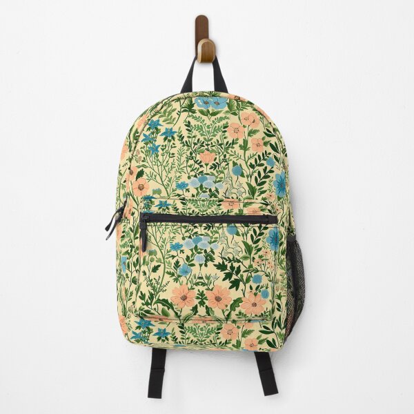 Item preview, Blue, Orange and Yellow Flowers, Floral Pattern, Detailed and Lush Style designed and sold by celiacreatec.