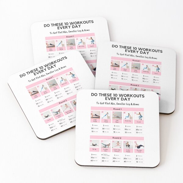 Item preview, 10 Full Body Workouts Poster for Gym, Home Gym. Poster for Daily Workouts. Exercise Wall Art Gym Decor designed and sold by JoyTop.