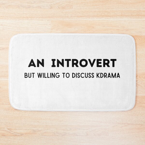 Item preview, Introvert willing to discuss kdrama designed and sold by YourChingu.