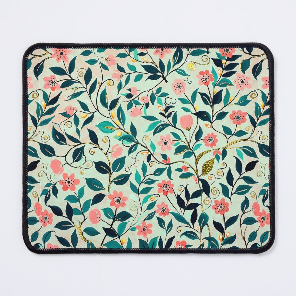 Item preview, Pink and Gold Flowers, Floral Pattern, Elegant and Detailed Style designed and sold by celiacreatec.
