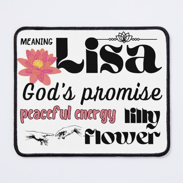 Item preview, Lisa Name Birthday Lisa Name Meaning Personalized Gift designed and sold by CyberArtistOne.