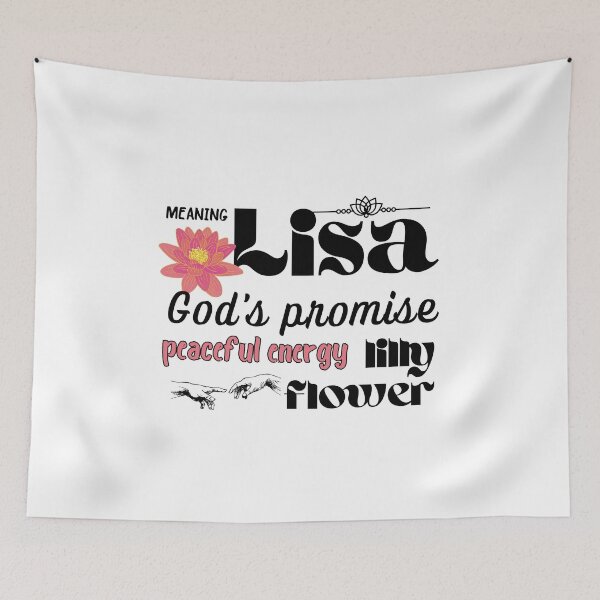 Item preview, Lisa Name Birthday Lisa Name Meaning Personalized Gift designed and sold by CyberArtistOne.