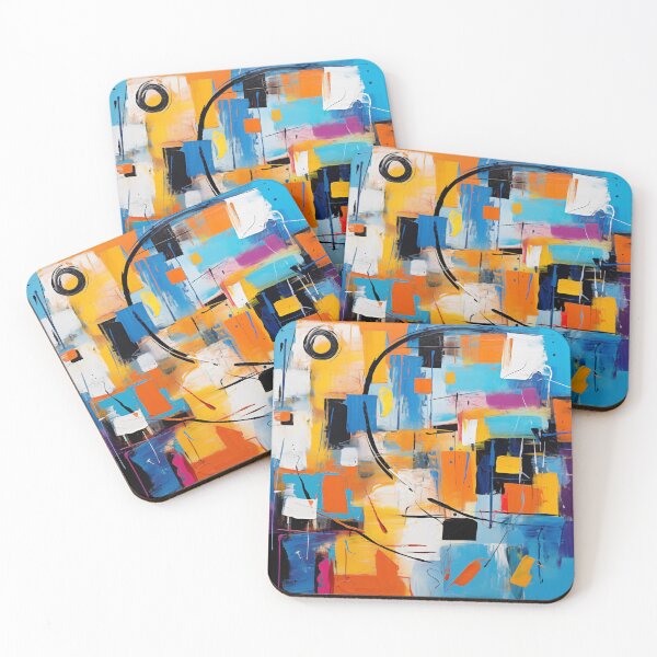 Item preview, The Fiesta Collection - Vibrant Modern Art Bold Abstract Eccentric geometric Design  designed and sold by NortonArt.