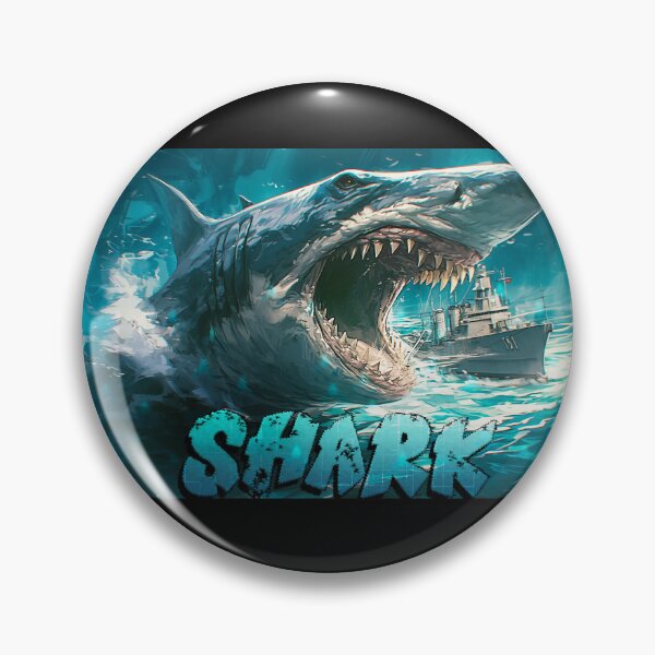 Item preview, Big Hungry Shark designed and sold by DinoAndOther.