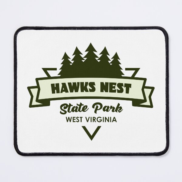 Item preview, Hawks Nest State Park West Virginia Trees And Ribbon designed and sold by bivenart.