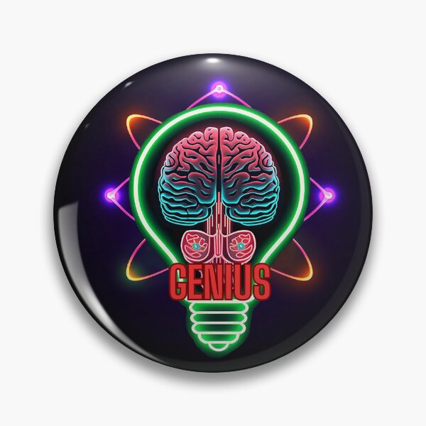 Item preview, Neon Genius Brain 5 designed and sold by 3 CITIES.