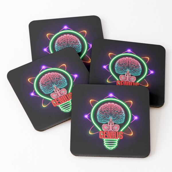 Item preview, Neon Genius Brain 5 designed and sold by 3 CITIES.