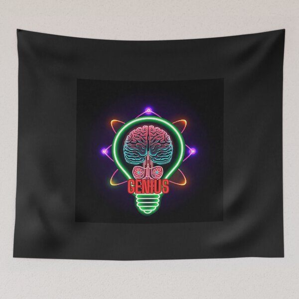 Item preview, Neon Genius Brain 5 designed and sold by 3 CITIES.