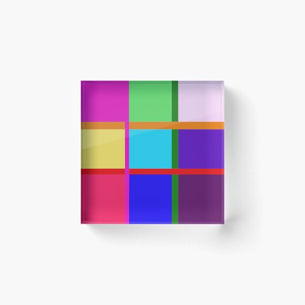 Item preview, Colorful Simplicity: A Geometric Masterpiece designed and sold by masabo.