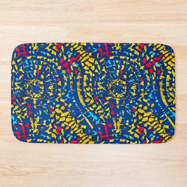 Item preview, Kaleidoscope Yellow and Blue - Seamless Pattern designed and sold by Chubuter.