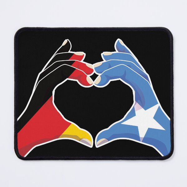Item preview, Somalia Somali Germany German Love Heart Peace designed and sold by FlagX.