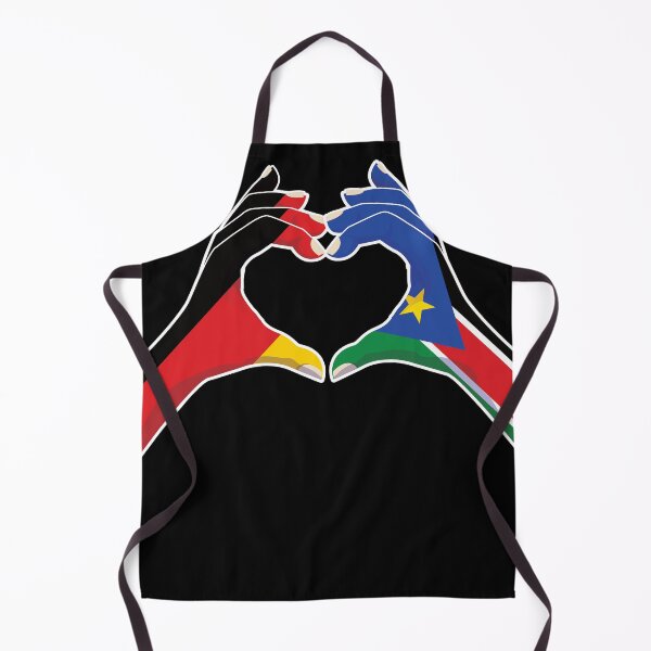 Item preview, South Sudan South Sudanese Germany German Love Heart Peace designed and sold by FlagX.