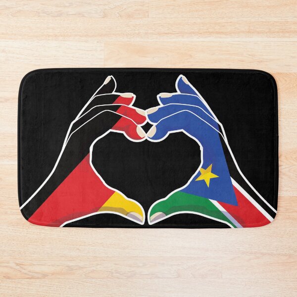 Item preview, South Sudan South Sudanese Germany German Love Heart Peace designed and sold by FlagX.