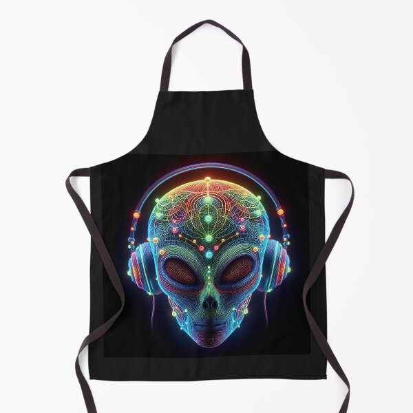 Item preview, Neon Alien Headphones designed and sold by Charlies-Artbox.