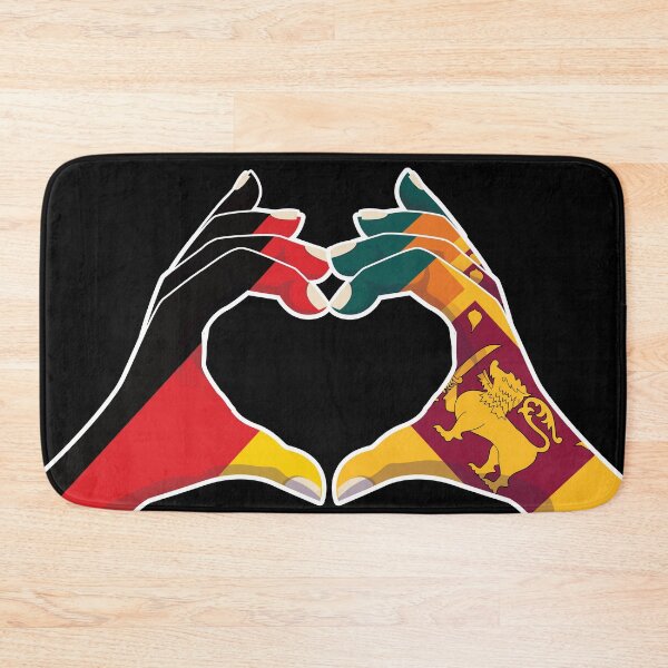 Item preview, Sri Lanka Sri Lankan Germany German Love Heart Peace designed and sold by FlagX.