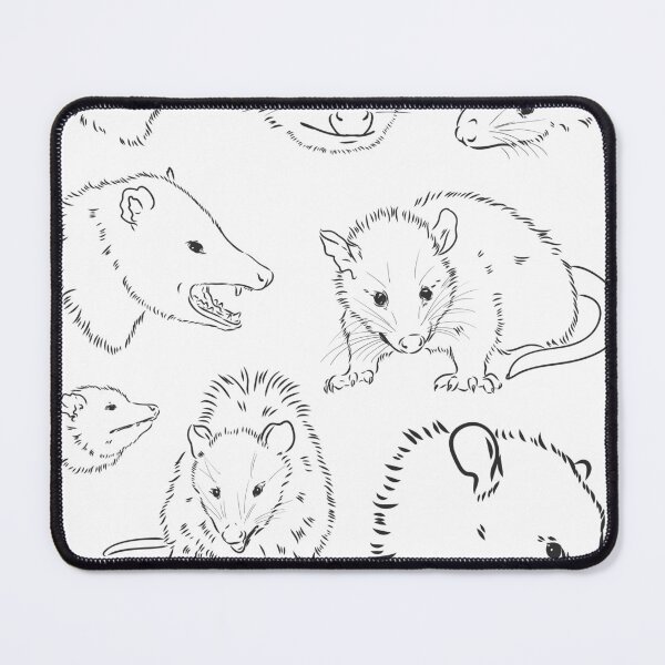Artikelvorschau, Oppossum-Blatt-Set mit Oppossum-Wildtieren entworfen und verkauft von CyberArtistOne.