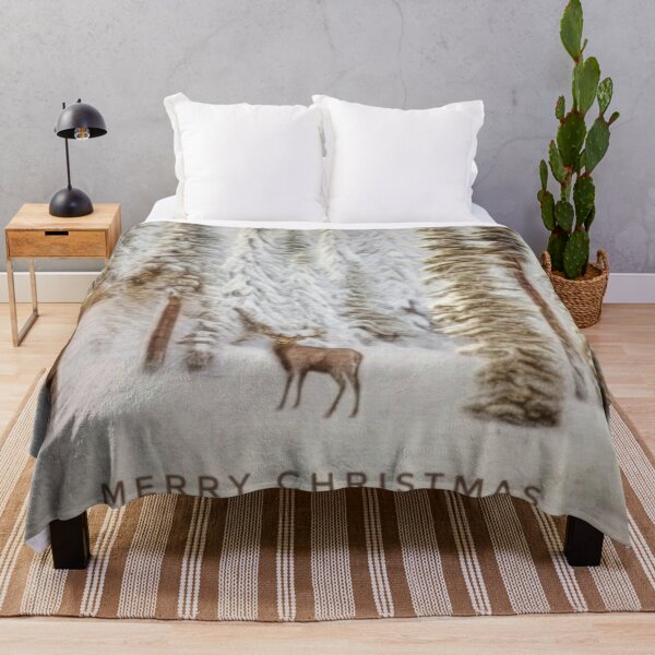 Item preview, Christmas Mood With A Deer In The Snowy Forest  designed and sold by Pretty-Bird.
