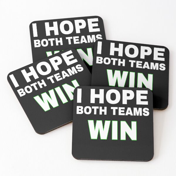 Item preview, I HOPE BOTH TEAMS WIN designed and sold by TahfahTk.