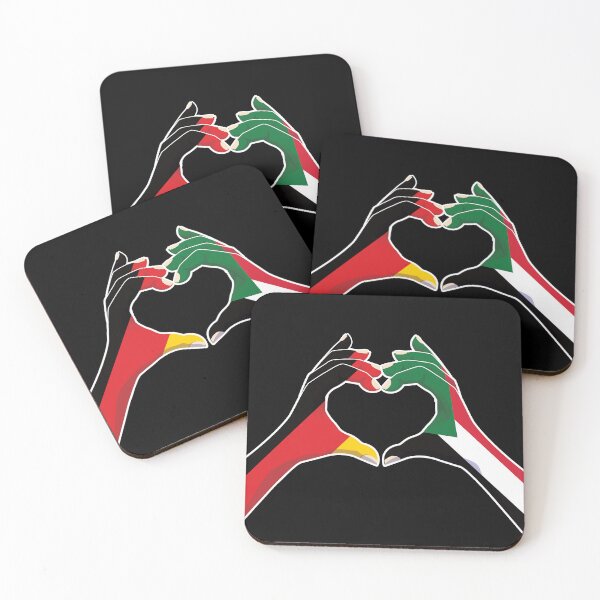 Item preview, Sudan Sudanese Germany German Love Heart Peace designed and sold by FlagX.