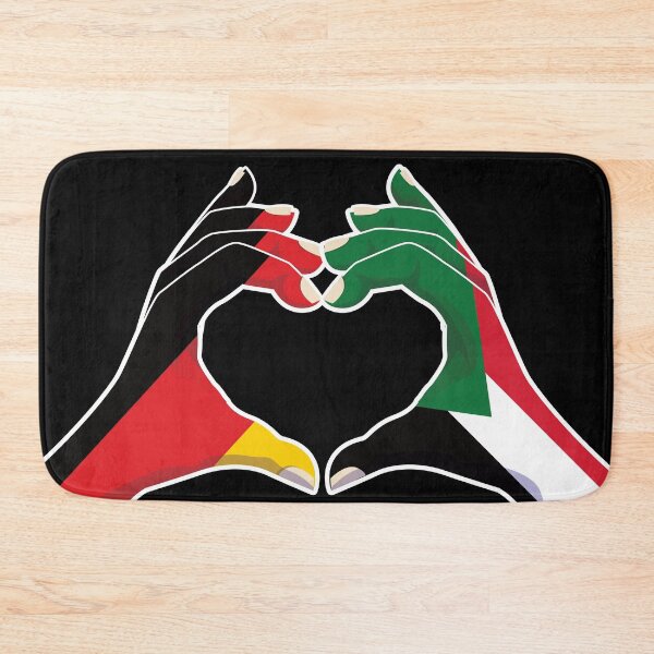 Item preview, Sudan Sudanese Germany German Love Heart Peace designed and sold by FlagX.