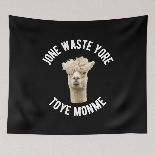 Item preview, EMO ALPACA - JONE WASTE YORE TOYE MONME designed and sold by Mclickster.