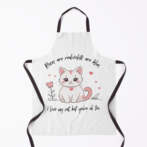 Item preview, Roses Are Red Violets Are Blue I Love My Cat But You're Ok Too designed and sold by LITHREADS.