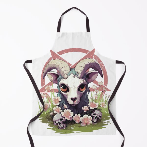 Item preview, CUTE BUT EVIL- The Skull Club, Skull, Skull, Pentagram, Goat designed and sold by HIGUMAX.