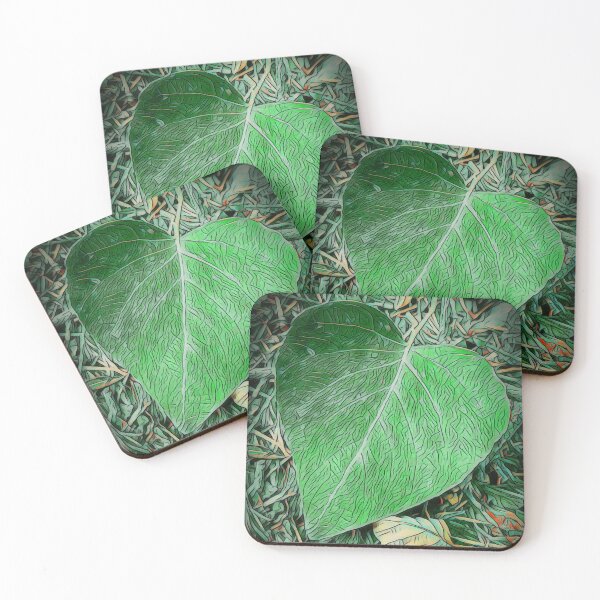 Item preview, Vivid Green Leaf Heart designed and sold by Rebekah Slick.