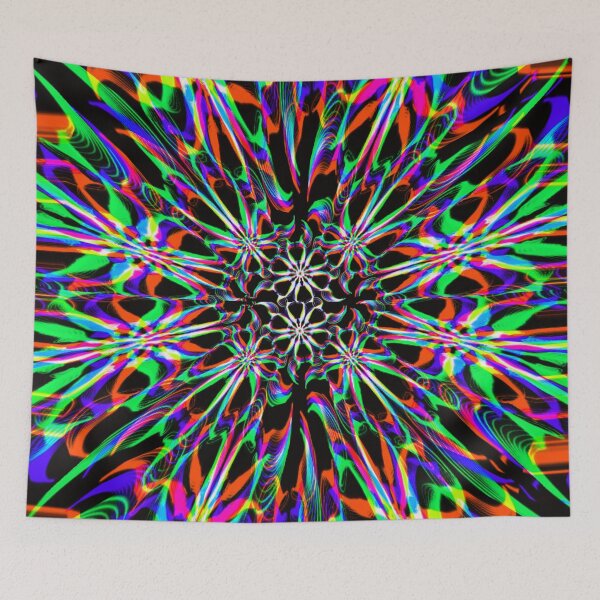 Item preview, Abstract Electric Fractal Flower 6 designed and sold by SXW Designs.