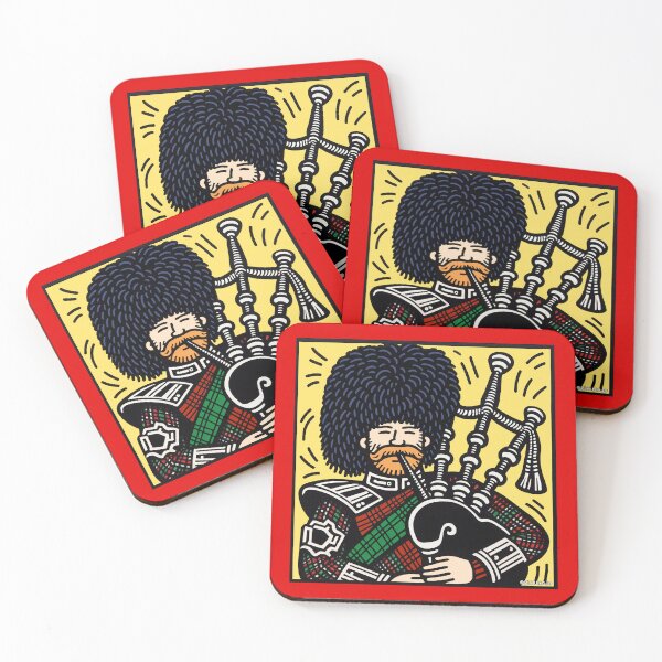 Item preview, Bagpipes Pop Art designed and sold by PickledjoArt.