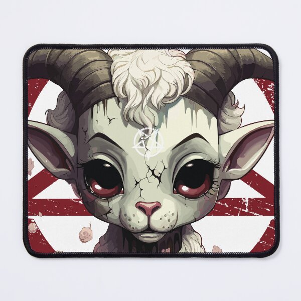 Item preview, CUTE BUT EVIL- The Skull Club, Skull, Skull, Pentagram, Goat designed and sold by HIGUMAX.