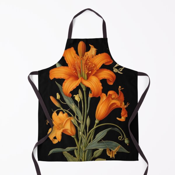 Item preview, Orange Lilium with Butterfly designed and sold by KookyStudioArt.