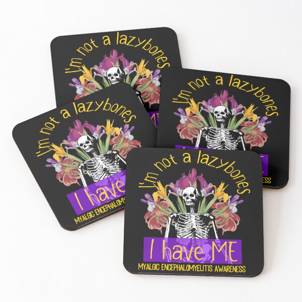 Item preview, NOT LAZYBONES ME MYALGIC ENCEPHALOMYELITIS AWARENESS PURPLE designed and sold by Marni Scofidio Desi9ns.