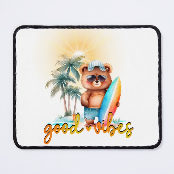 Item preview, Sunny Bear Beach Days: Chill & Surf designed and sold by CWT-JustforFun.
