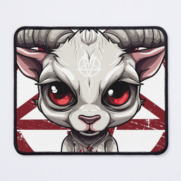 Item preview, CUTE BUT EVIL- The Skull Club, Skull, Skull, Pentagram, Goat designed and sold by HIGUMAX.