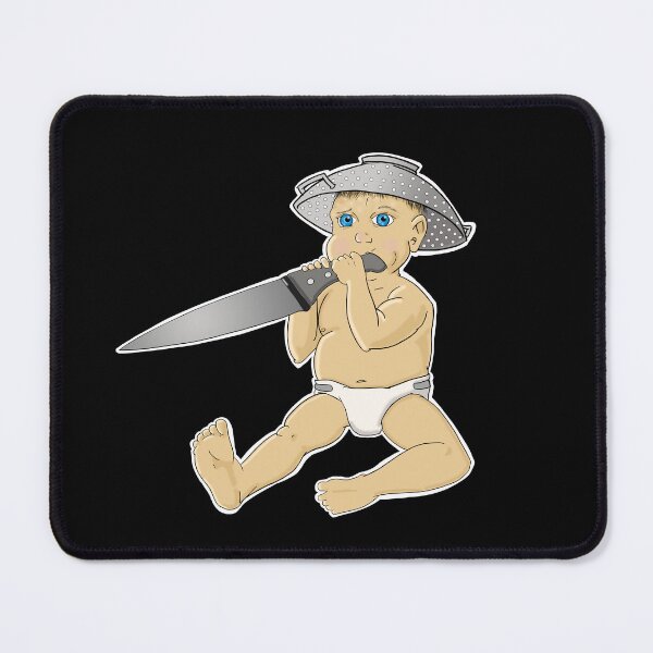 Item preview, Baby with a Knife  designed and sold by MiishaRed.