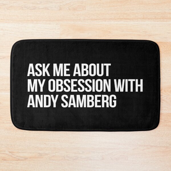 Item preview, Ask me About my Obsession with Andy Samberg designed and sold by deluluhaze.