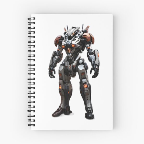 Item preview, Mech suit in white and orange designed and sold by DeransDesigns.