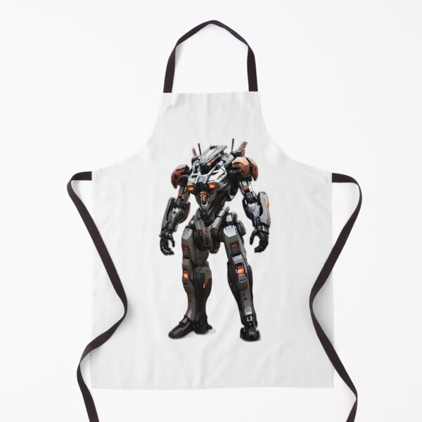 Item preview, Mech suit in white and orange designed and sold by DeransDesigns.
