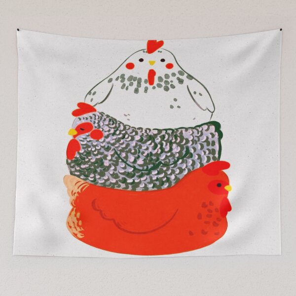Item preview, chicken stack designed and sold by Aiyinyangart.