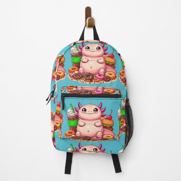 Item preview, Snacks + Axolotl = Snaxolotl designed and sold by Ghost on Toast.