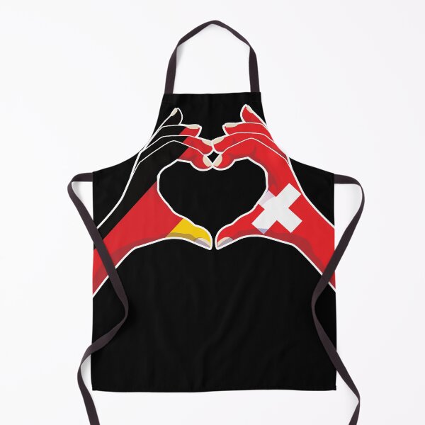 Item preview, Switzerland Swiss Germany German Love Heart Peace designed and sold by FlagX.