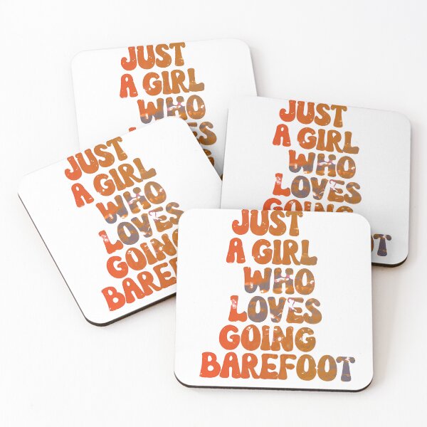 Item preview, Just a girl who loves going barefoot designed and sold by Bernd Friese.