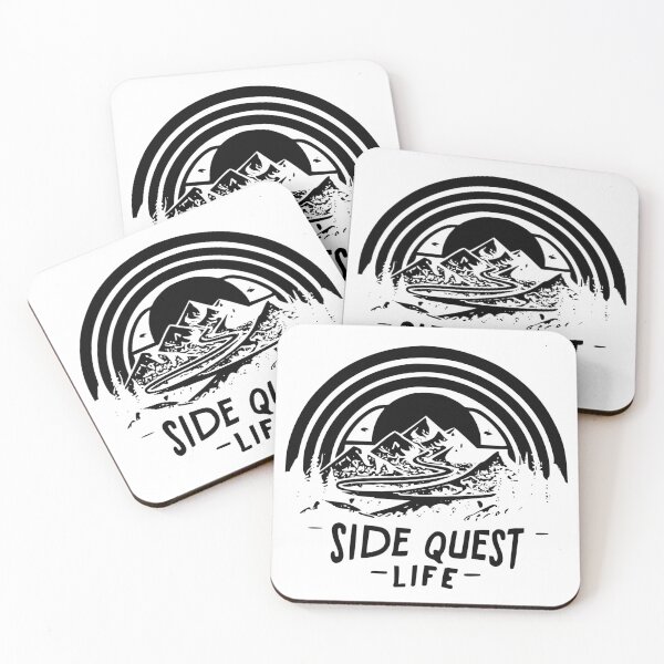 Item preview, Side Quest Life Logo #2 The road less traveled. designed and sold by Febooth19.