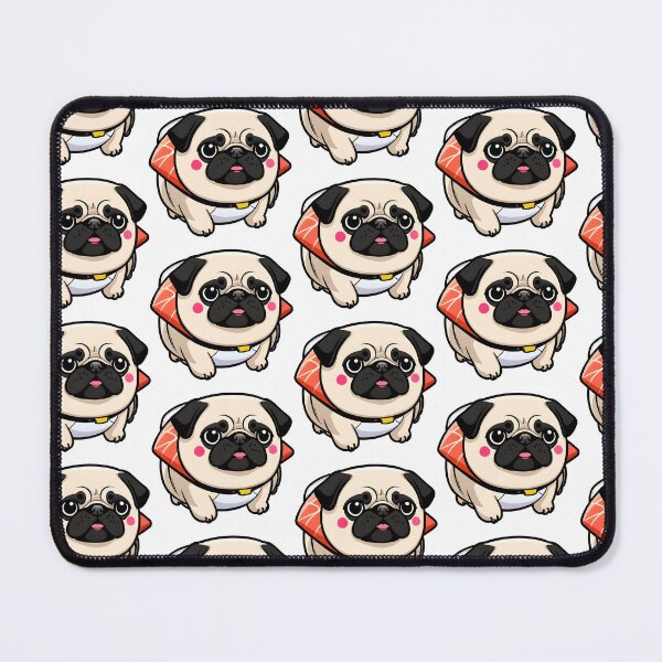Item preview, Cute Sushi Pug designed and sold by PowesomePets.