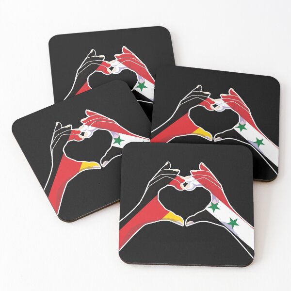 Item preview, Syria Syrian Germany German Love Heart Peace designed and sold by FlagX.