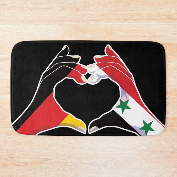 Item preview, Syria Syrian Germany German Love Heart Peace designed and sold by FlagX.