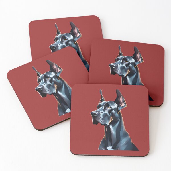 Item preview, German Great Dane Portrait designed and sold by MollyPetDesigns.